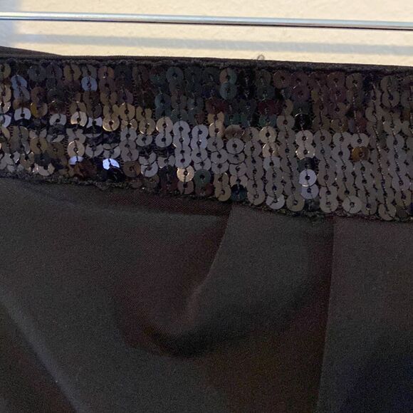 Candies, Black Strapless Top w/Sequin Trim, Size S, EUC - Picture 3 of 7